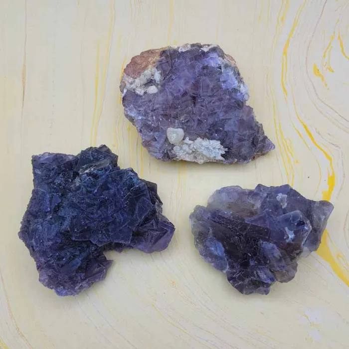 Earrings Fluorite Clusters Jensen Rocks