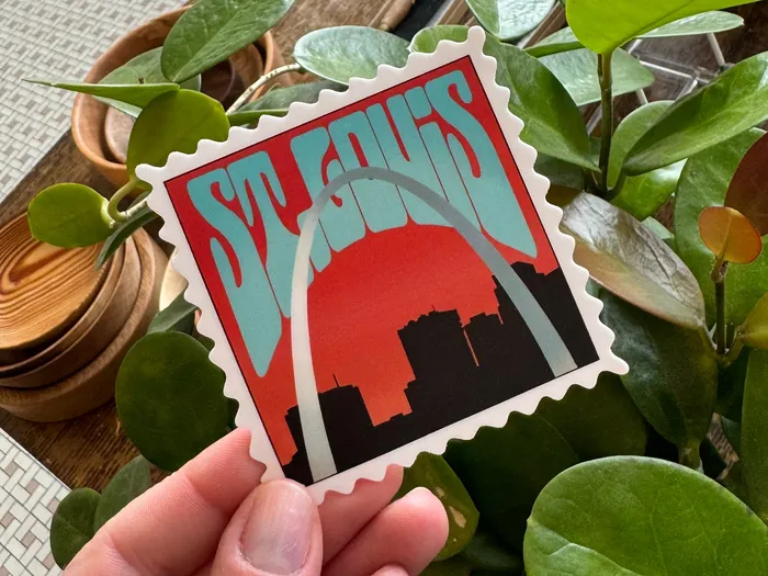 Earrings Green Bean Graphics Wholesale St Louis Stamp Sticker