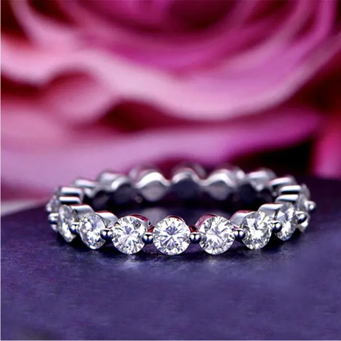 Rings 3PCS Oval Cut Sterling Silver Wedding Bridal Set in Sterling Silver Shineofdiamond