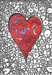 Smiles Joy Dreams Laughter Love Hugs Valentines Day Card Leanin Tree Earrings