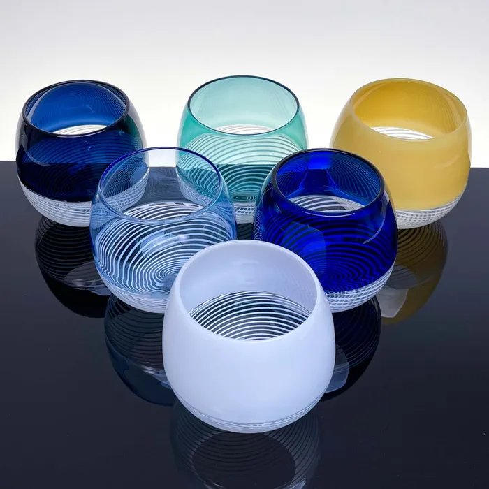 Foscarini drinking glasses set of six Murano Glass De Mio Earrings