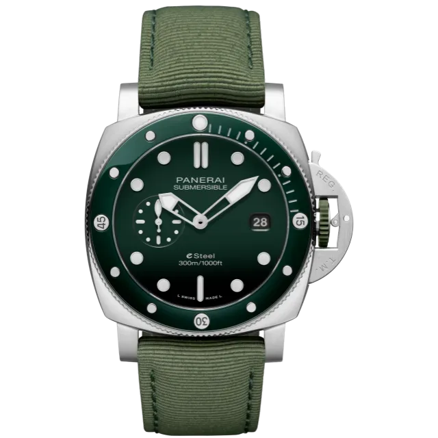 Panerai Submersible QuarantaQuattro Verde Smeraldo 44mm Earrings