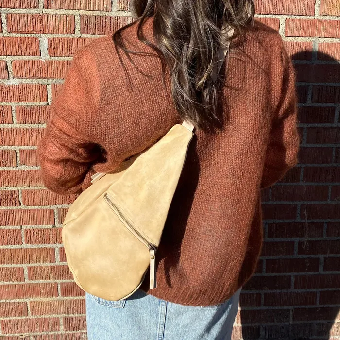 Rings Shoto Isa Sling Bag Sand Stone Shoto Handbags