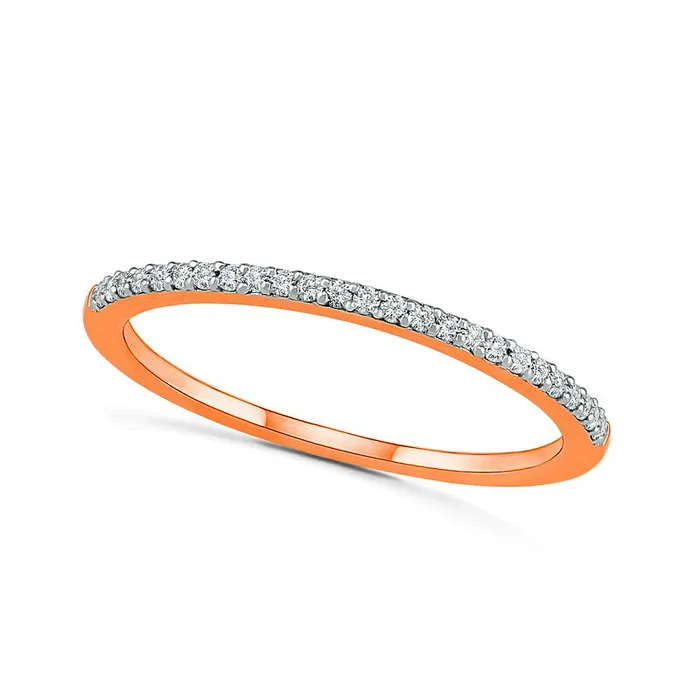 033 CT TW Composite Natural Diamond Bridal Engagement Ring Set in Solid 10K Rose Gold Goldia Rings 033 CT TW Composite Natural Diamond Bridal Engagement Ring Set in Solid 10K Rose Gold Goldia Rings