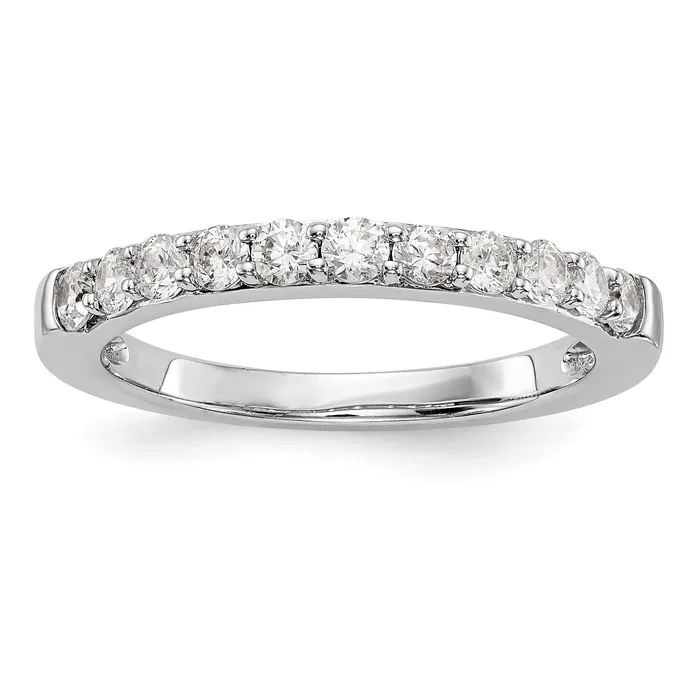 050ct CZ Solid Real 14k White Gold Wedding Wedding Band Ring Goldia Rings 050ct CZ Solid Real 14k White Gold Wedding Wedding Band Ring Goldia Rings