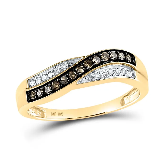 14CTWDiamond NATURAL BROWN RING gndatlanta Rings