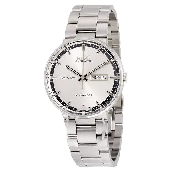 Bracelets JMS always Original Mido Commander II Daytoday Automatic Silver Dial Stainless Steel Mens Watch M0144301103100 Bracelets JMS always Original Mido Commander II Daytoday Automatic Silver Dial Stainless Steel Mens Watch M0144301103100