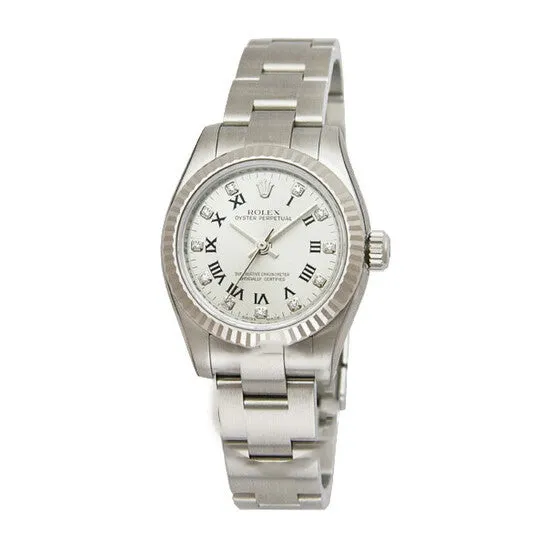 Bracelets JMS always Original Rolex Lady Oyster Perpetual 26 Silver With 11 Diamonds Dial Stainless Steel Oyster Bracelet Automatic Watch 176234SRDO Bracelets JMS always Original Rolex Lady Oyster Perpetual 26 Silver With 11 Diamonds Dial Stainless Steel Oyster Bracelet Automatic Watch 176234SRDO