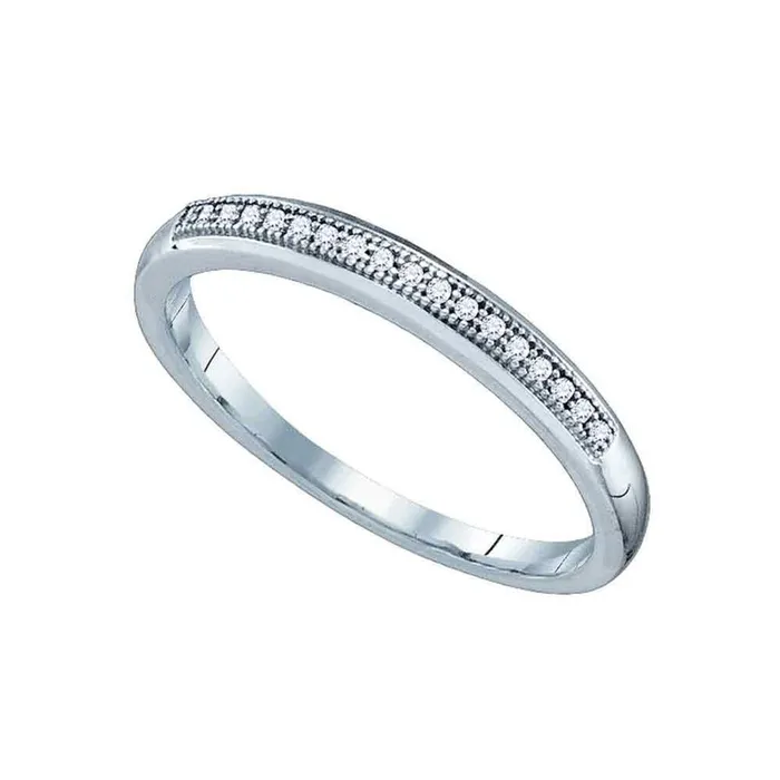 gndatlanta Rings 14k White Gold Round Diamond Bridal Wedding Anniversary Band 120 Cttw gndatlanta Rings 14k White Gold Round Diamond Bridal Wedding Anniversary Band 120 Cttw