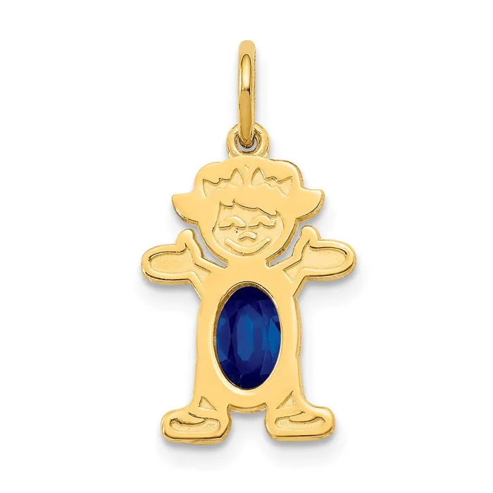 Goldia PreStyled Sets 14k Yellow Gold Girl 6x4 Oval Genuine SapphireSeptember Goldia PreStyled Sets 14k Yellow Gold Girl 6x4 Oval Genuine SapphireSeptember