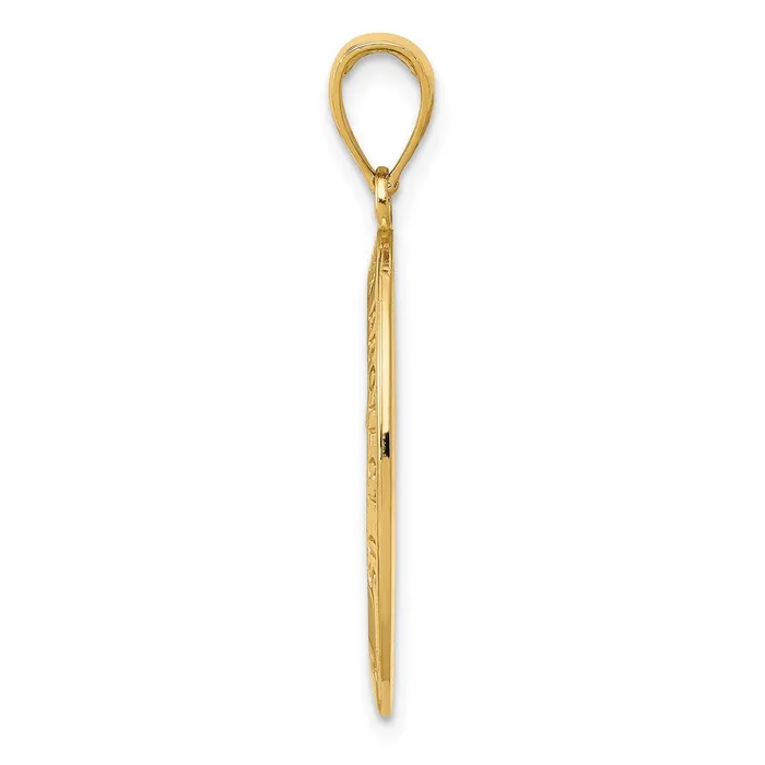 Goldia PreStyled Sets 14k Yellow Gold Saint Christopher Medal Pendant