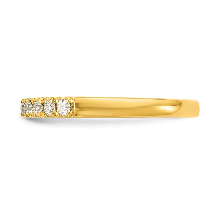Goldia Rings 14k Yellow Gold 14 Ct Lab Grown Diamond VSSI G Wedding Band Ring