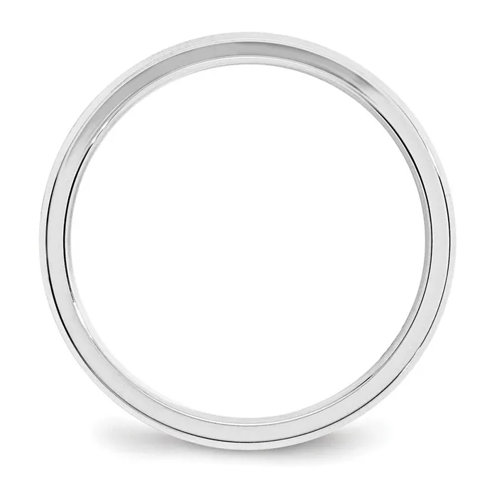 Goldia Rings Solid 10K White Gold 3mm Bevel Edge Comfort Fit MensWomens Wedding Band Ring Size 5 Goldia Rings Solid 10K White Gold 3mm Bevel Edge Comfort Fit MensWomens Wedding Band Ring Size 5