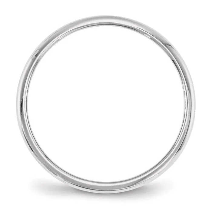 Goldia Rings Solid 18K White Gold 2mm Half Round MensWomens Wedding Band Ring Size 14 Goldia Rings Solid 18K White Gold 2mm Half Round MensWomens Wedding Band Ring Size 14