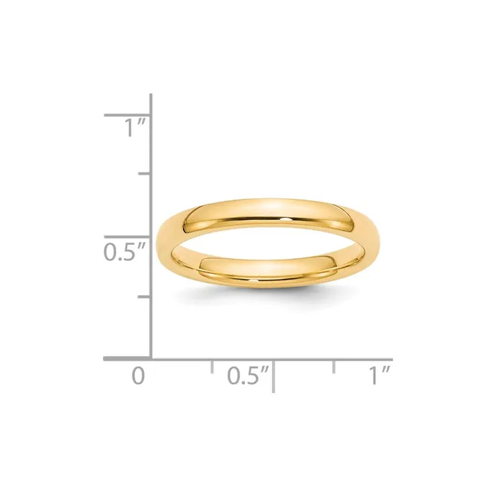 Goldia Rings Solid 18K Yellow Gold 3mm Comfort Fit MensWomens Wedding Band Ring Size 75 Goldia Rings Solid 18K Yellow Gold 3mm Comfort Fit MensWomens Wedding Band Ring Size 75
