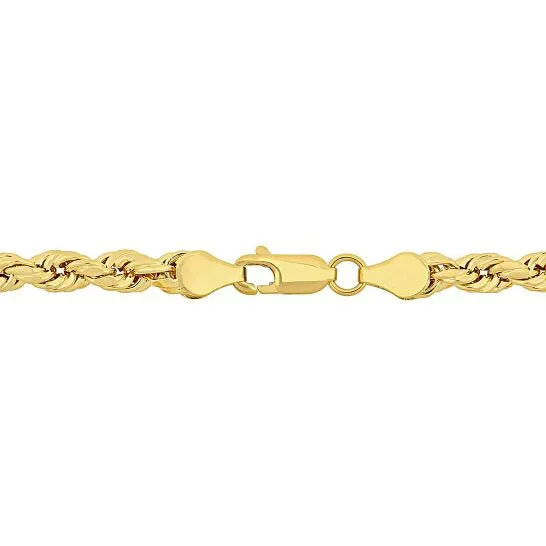 JMS always Bracelets Original AMOUR Mens Rope Chain Bracelet In 14K Yellow Gold 5 Mm9 Inch JMS always Bracelets Original AMOUR Mens Rope Chain Bracelet In 14K Yellow Gold 5 Mm9 Inch