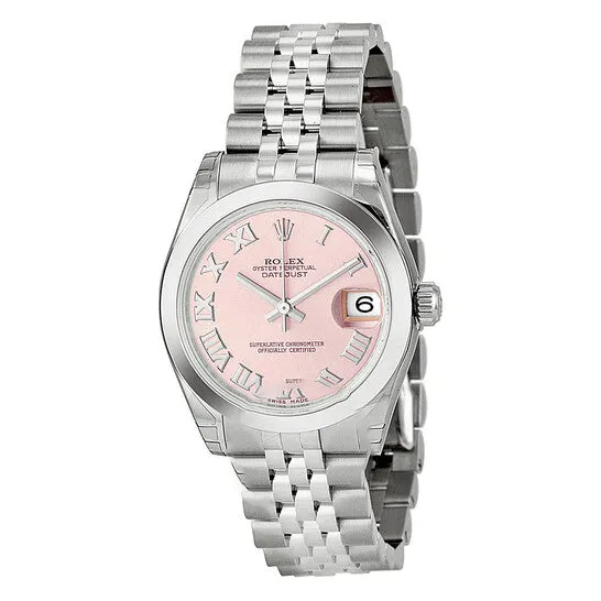 JMS always Bracelets Original Rolex Datejust Lady 31 Pink Dial Stainless Steel Jubilee Bracelet Automatic Watch 178240PRJ JMS always Bracelets Original Rolex Datejust Lady 31 Pink Dial Stainless Steel Jubilee Bracelet Automatic Watch 178240PRJ