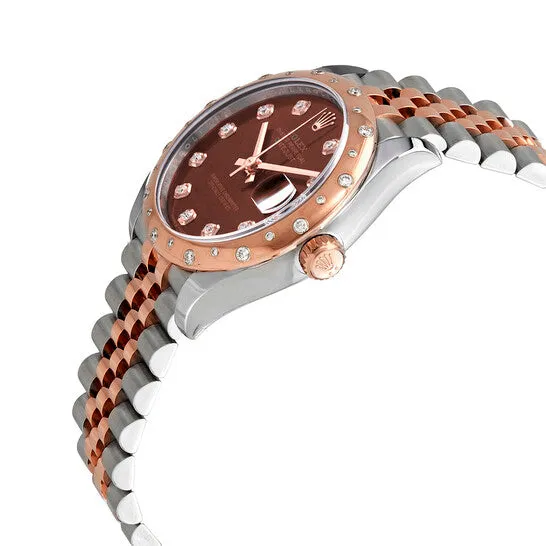 JMS always Original Rolex Datejust 31 Chocolate Diamond Dial Automatic Ladies Steel and 18kt Pink Gold Jubilee Watch 278341CHDJ Watches JMS always Original Rolex Datejust 31 Chocolate Diamond Dial Automatic Ladies Steel and 18kt Pink Gold Jubilee Watch 278341CHDJ Watches