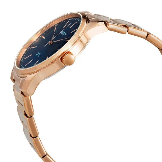 JMS always Rings Original Citizen Quartz Blue Dial Rose Goldtone Mens Watch BH500351L JMS always Rings Original Citizen Quartz Blue Dial Rose Goldtone Mens Watch BH500351L