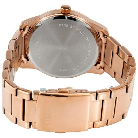 JMS always Rings Original Citizen Quartz Blue Dial Rose Goldtone Mens Watch BH500351L JMS always Rings Original Citizen Quartz Blue Dial Rose Goldtone Mens Watch BH500351L