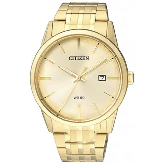 JMS always Rings Original Citizen Quartz Gold Dial Yellow Goldtone Mens Watch BI500257P JMS always Rings Original Citizen Quartz Gold Dial Yellow Goldtone Mens Watch BI500257P