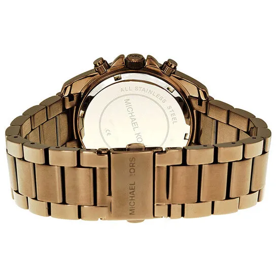 JMS always Watches Original Michael Kors Blair Chronograph Brown PVD Ladies Watch MK5493 JMS always Watches Original Michael Kors Blair Chronograph Brown PVD Ladies Watch MK5493
