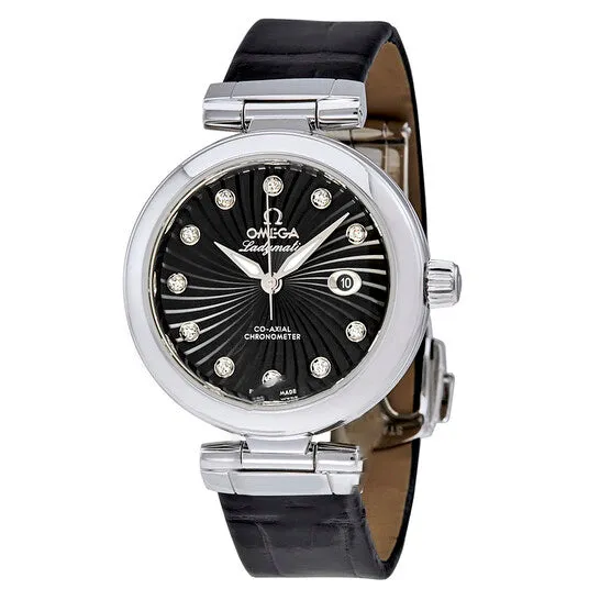 JMS always Watches Original Omega De Ville Ladymatic Automatic Black Diamond Dial Watch 42533342051001 JMS always Watches Original Omega De Ville Ladymatic Automatic Black Diamond Dial Watch 42533342051001