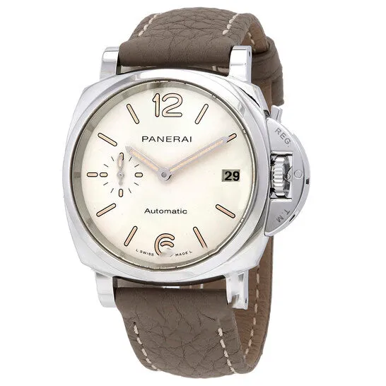 JMS always Watches Original Panerai Luminor Due Automatic White Dial 38 mm Watch PAM01043