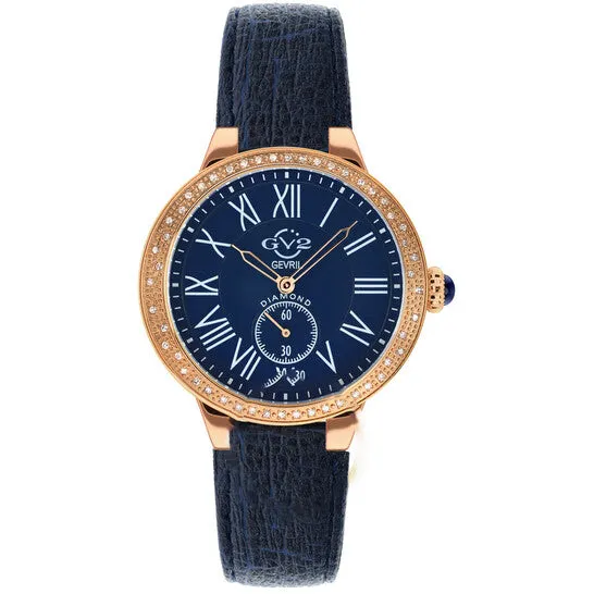 Original GV2 by Gevril Astor Vegan Quartz Diamond Blue Dial Ladies Watch 9109V1 JMS always Watches Original GV2 by Gevril Astor Vegan Quartz Diamond Blue Dial Ladies Watch 9109V1 JMS always Watches
