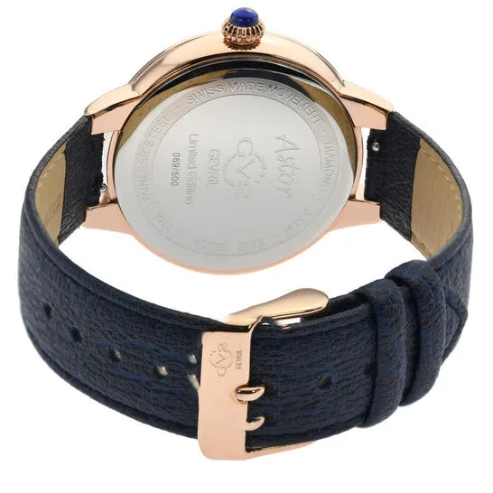 Original GV2 by Gevril Astor Vegan Quartz Diamond Blue Dial Ladies Watch 9109V1 JMS always Watches Original GV2 by Gevril Astor Vegan Quartz Diamond Blue Dial Ladies Watch 9109V1 JMS always Watches