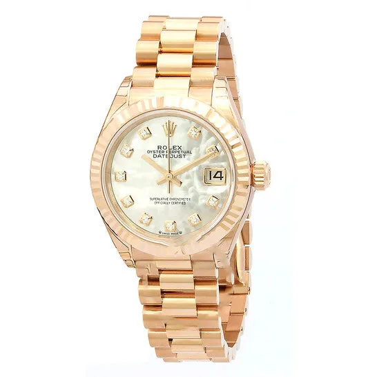 Original Rolex Datejust 28 Automatic Diamond Mother Of Pearl Dial Ladies Watch 279175MDP JMS always Watches Original Rolex Datejust 28 Automatic Diamond Mother Of Pearl Dial Ladies Watch 279175MDP JMS always Watches