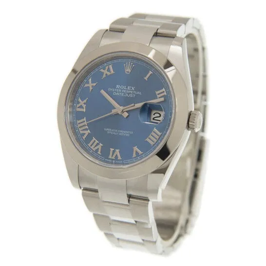 Original Rolex Datejust 41 Automatic Blue Dial Stainless Steel Mens Watch 126300 0017 JMS always Bracelets Original Rolex Datejust 41 Automatic Blue Dial Stainless Steel Mens Watch 126300 0017 JMS always Bracelets