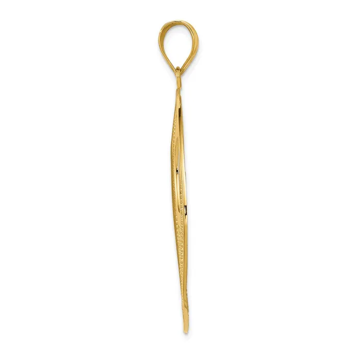 PreStyled Sets Goldia 14k Yellow Gold Circle Pendant