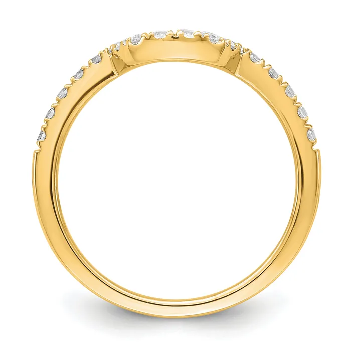 Rings Goldia 14k Yellow Gold Lab Grown Diamond VSSI FGH Matching Wedding Band Ring