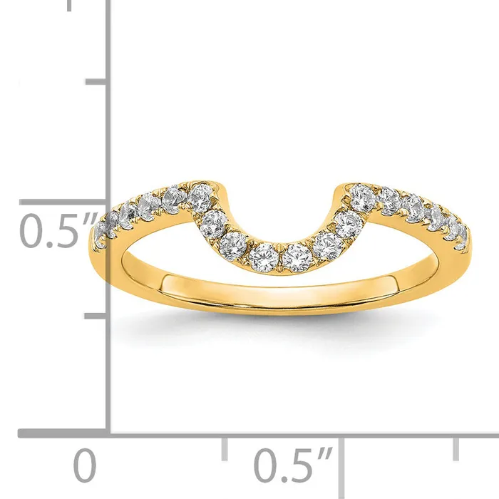 Rings Goldia 14k Yellow Gold Lab Grown Diamond VSSI FGH Matching Wedding Band Ring