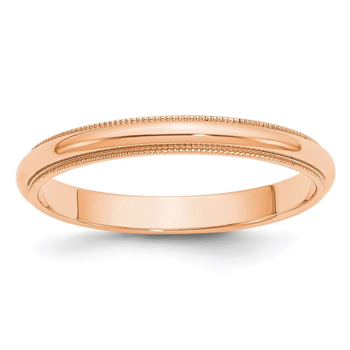 Rings Goldia Solid 10K Yellow Gold Rose Gold 3mm Milgrain HalfRound Wedding MensWomens Wedding Band Ring Size 85 Rings Goldia Solid 10K Yellow Gold Rose Gold 3mm Milgrain HalfRound Wedding MensWomens Wedding Band Ring Size 85