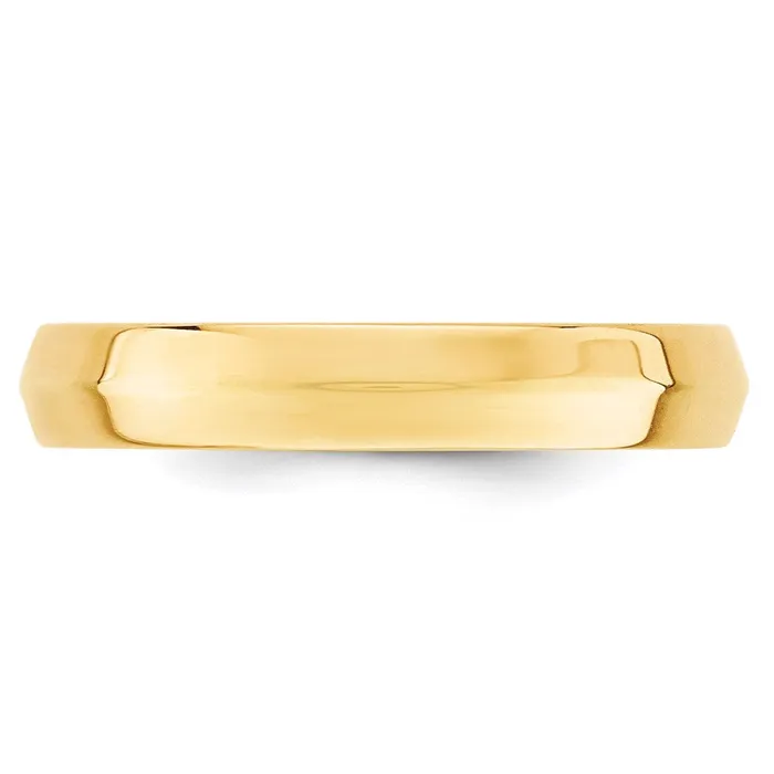 Rings Goldia Solid 18K Yellow Gold 4mm Knife Edge Comfort Fit MensWomens Wedding Band Ring Size 10 Rings Goldia Solid 18K Yellow Gold 4mm Knife Edge Comfort Fit MensWomens Wedding Band Ring Size 10