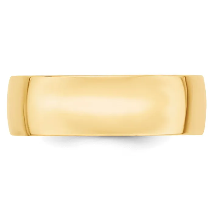 Rings Goldia Solid 18K Yellow Gold 7mm Light Weight Comfort Fit MensWomens Wedding Band Ring Size 9 Rings Goldia Solid 18K Yellow Gold 7mm Light Weight Comfort Fit MensWomens Wedding Band Ring Size 9