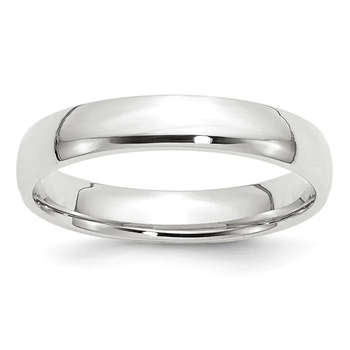 Rings Solid 10K White Gold 4mm Light Weight Comfort Fit MensWomens Wedding Band Ring Size 75 Goldia Rings Solid 10K White Gold 4mm Light Weight Comfort Fit MensWomens Wedding Band Ring Size 75 Goldia