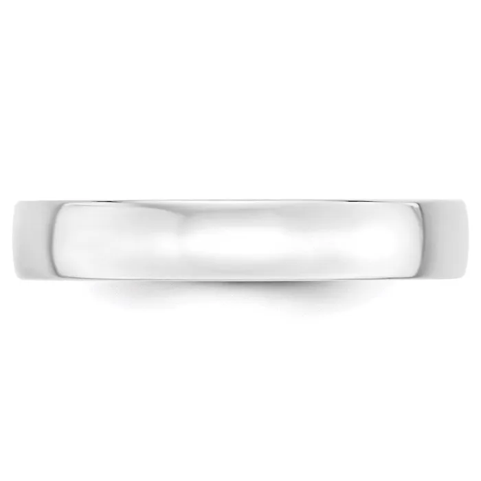 Rings Solid 10K White Gold 4mm Light Weight Comfort Fit MensWomens Wedding Band Ring Size 75 Goldia Rings Solid 10K White Gold 4mm Light Weight Comfort Fit MensWomens Wedding Band Ring Size 75 Goldia
