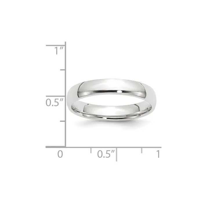 Rings Solid 10K White Gold 4mm Light Weight Comfort Fit MensWomens Wedding Band Ring Size 75 Goldia Rings Solid 10K White Gold 4mm Light Weight Comfort Fit MensWomens Wedding Band Ring Size 75 Goldia