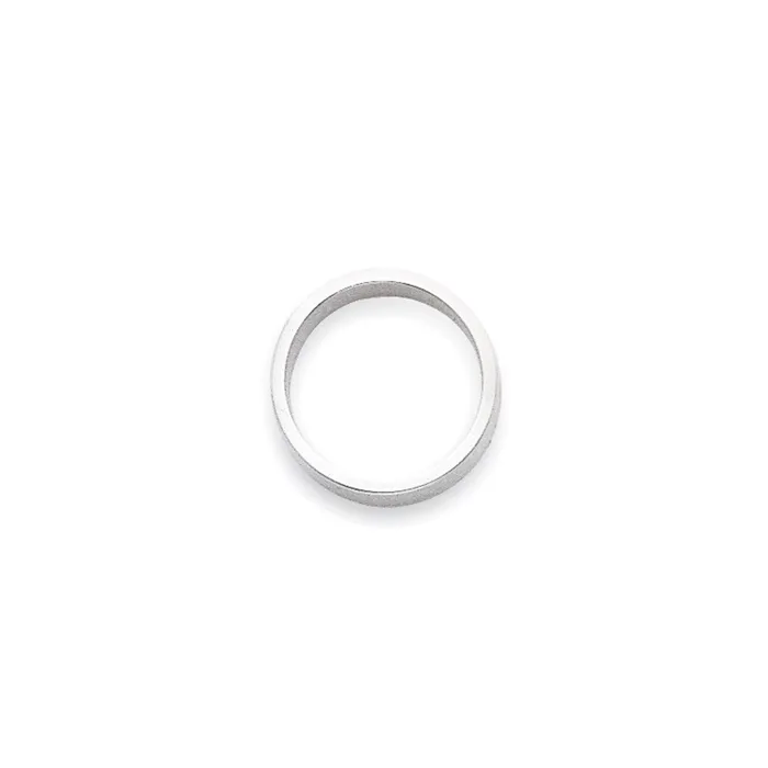 Rings Solid 18K White Gold 2mm Light Weight Flat MensWomens Wedding Band Ring Size 5 Goldia Rings Solid 18K White Gold 2mm Light Weight Flat MensWomens Wedding Band Ring Size 5 Goldia