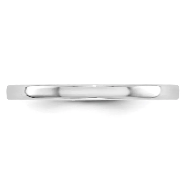 Rings Solid 18K White Gold 2mm Light Weight Flat MensWomens Wedding Band Ring Size 5 Goldia Rings Solid 18K White Gold 2mm Light Weight Flat MensWomens Wedding Band Ring Size 5 Goldia