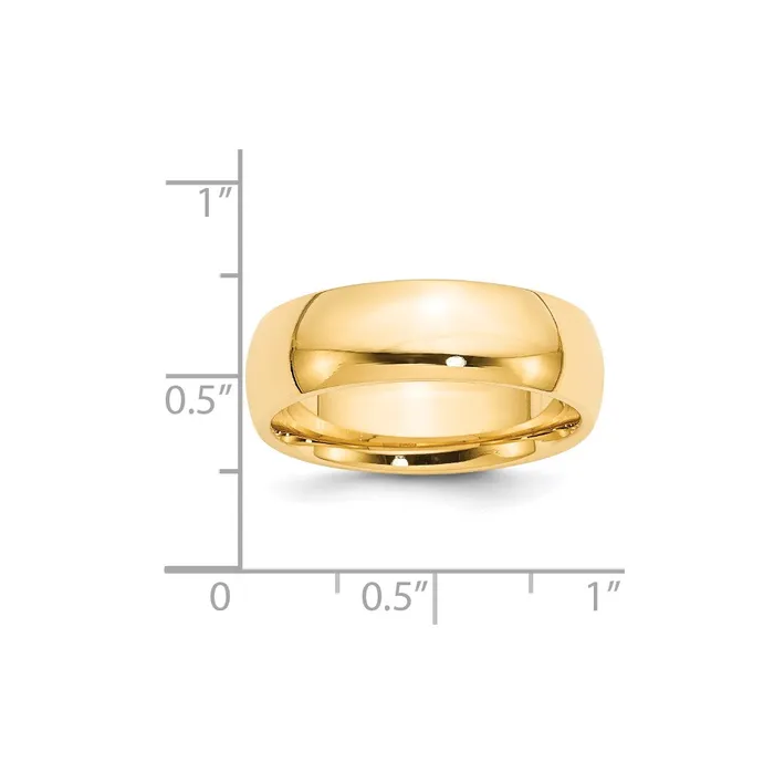 Rings Solid 18K Yellow Gold 7mm Comfort Fit MensWomens Wedding Band Ring Size 5 Goldia Rings Solid 18K Yellow Gold 7mm Comfort Fit MensWomens Wedding Band Ring Size 5 Goldia
