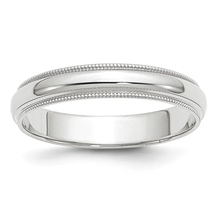 Rings Solid 18K Yellow Gold White Gold 4mm Milgrain MensWomens Wedding Band Ring Size 6 Goldia Rings Solid 18K Yellow Gold White Gold 4mm Milgrain MensWomens Wedding Band Ring Size 6 Goldia