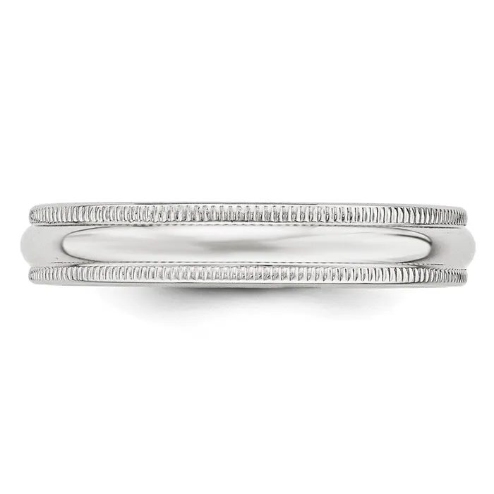 Rings Solid 18K Yellow Gold White Gold 4mm Milgrain MensWomens Wedding Band Ring Size 6 Goldia Rings Solid 18K Yellow Gold White Gold 4mm Milgrain MensWomens Wedding Band Ring Size 6 Goldia