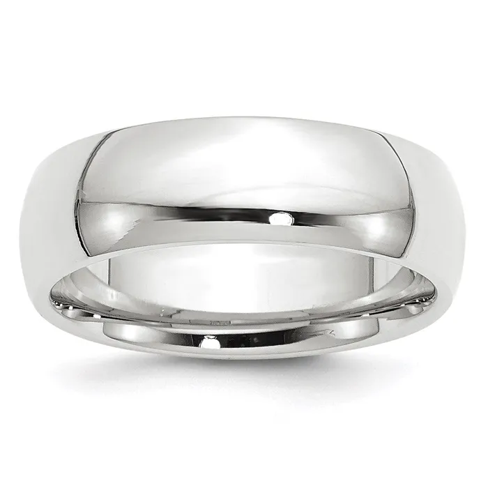 Solid 10K Yellow Gold White Gold 7mm Comfort Fit MensWomens Wedding Band Ring Size 12 Goldia Rings Solid 10K Yellow Gold White Gold 7mm Comfort Fit MensWomens Wedding Band Ring Size 12 Goldia Rings