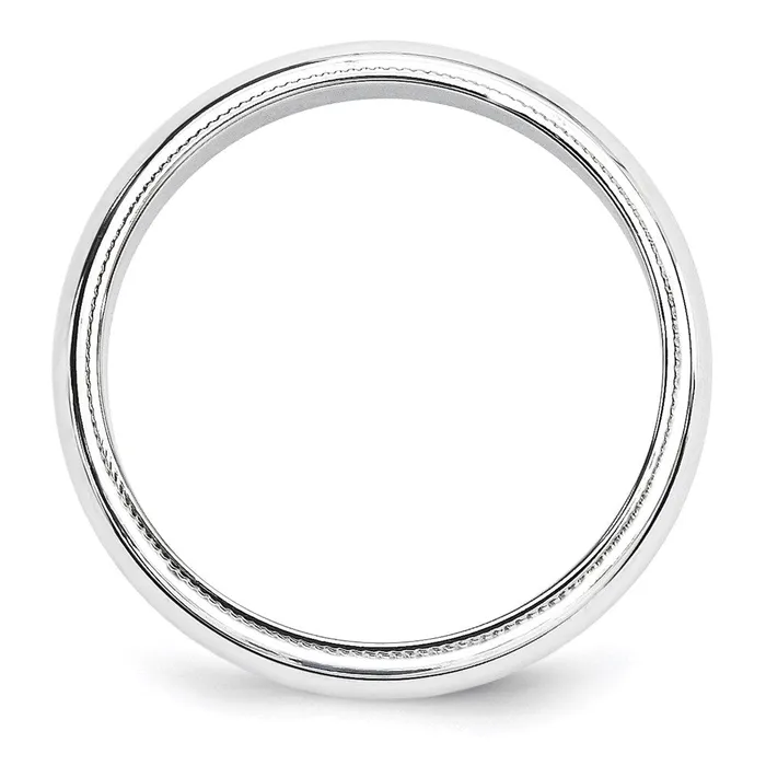 Solid 14K Yellow Gold White Gold 5mm Milgrain MensWomens Wedding Band Ring Size 4 Goldia Rings Solid 14K Yellow Gold White Gold 5mm Milgrain MensWomens Wedding Band Ring Size 4 Goldia Rings