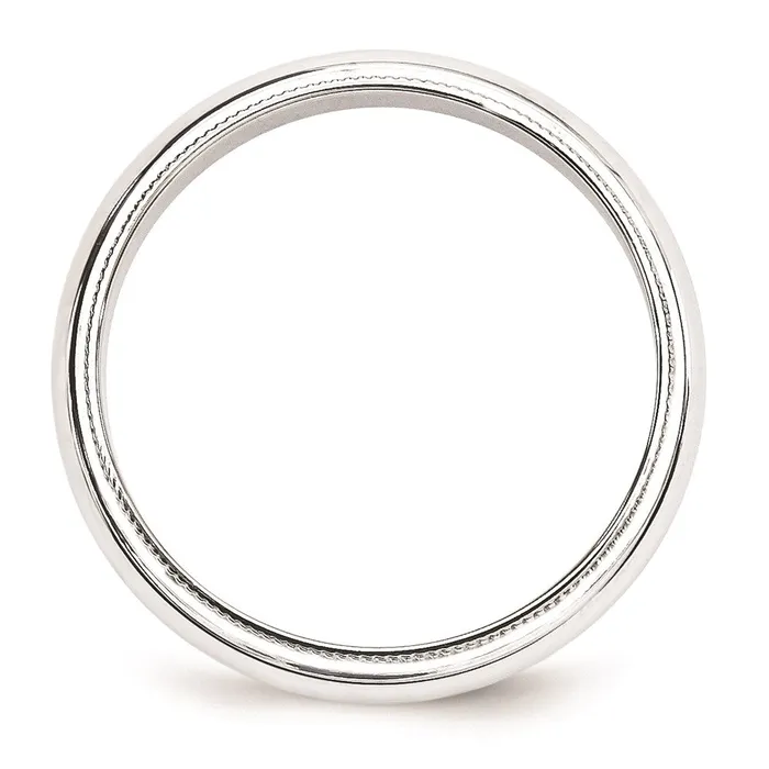 Solid 14K Yellow Gold White Gold 5mm Milgrain MensWomens Wedding Band Ring Size 4 Goldia Rings Solid 14K Yellow Gold White Gold 5mm Milgrain MensWomens Wedding Band Ring Size 4 Goldia Rings
