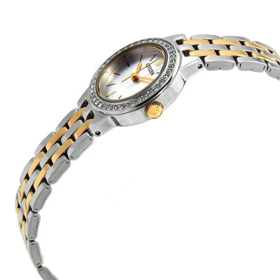 Watches JMS always Original Citizen Quartz Crystal Silver Dial Ladies Watch EJ610451A Watches JMS always Original Citizen Quartz Crystal Silver Dial Ladies Watch EJ610451A